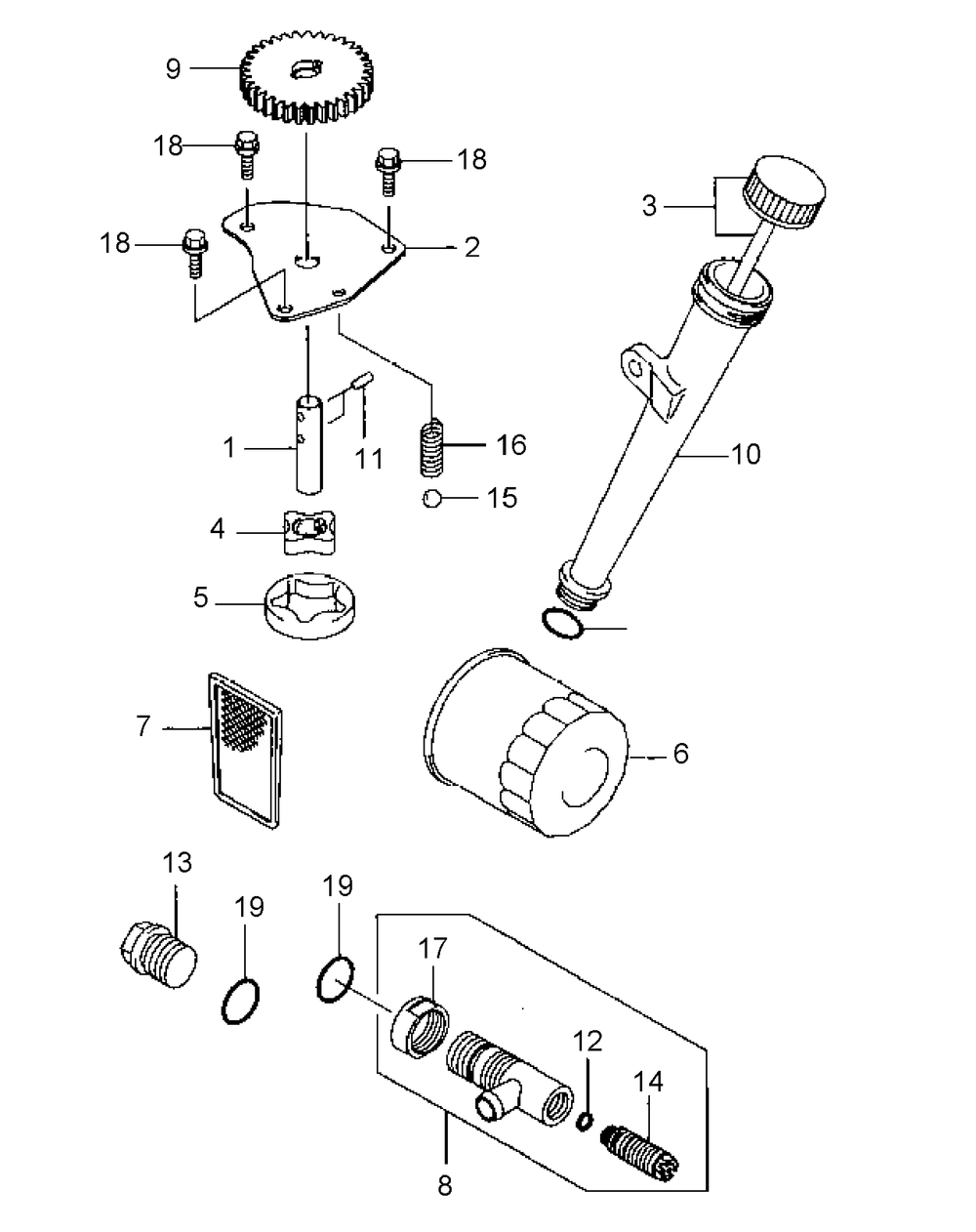 Fh541v-As25 Lubrication Equipment Diagram and Parts List for HFF1748 55AG5D4V750-WAM Cub Cadet Lawn Mower